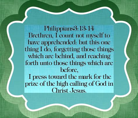 Philippians 3:13 in Other Translations .